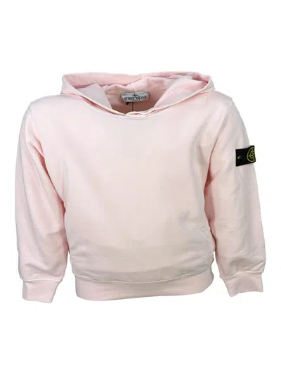Stone Island Sweatshirt In Pink