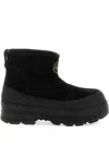 Stone Island Ankle Boot With Vibram Sole For Shock Absorption In Black