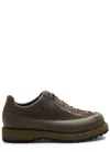 Stone Island Lace-up Suede Sneakers In Green