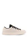 Stone Island Suede Sneakers With Iconic Logo Tag In White