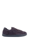 STONE ISLAND SUEDE SNEAKERS WITH LOGO