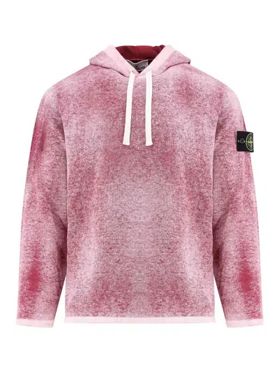 STONE ISLAND RED SHIRT