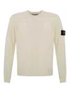 Stone Island Rws Stretch Wool Sweater In Gray