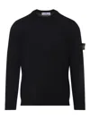 Stone Island Cotton Sweatshirt In Black