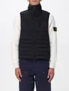 Stone Island Lightweight Sleeveless Padded Vest Pockets In Black