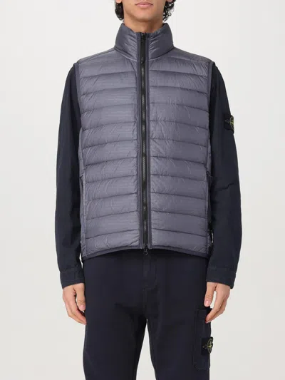 Stone Island Suit Vest  Men Color Blue 1 In Blue 1