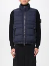 Stone Island Suit Vest  Men Color Blue 1 In Black