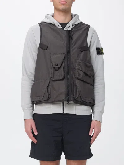 Stone Island Suit Vest  Men Color Brown