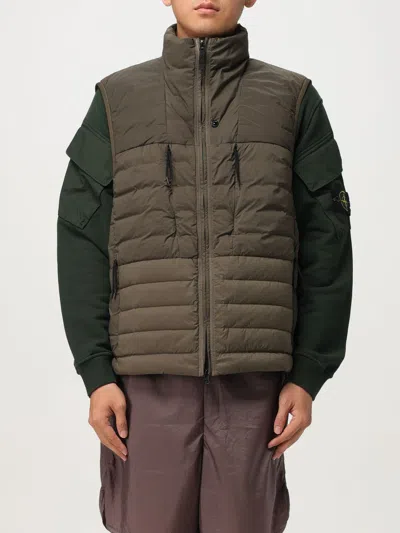 Stone Island Suit Vest  Men Color Green In Multi