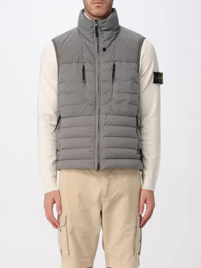 Stone Island Suit Vest  Men Color Grey In Gray