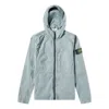Stone Island Supima Cotton Twill Stretch Hooded Jacket 'sky Blue'