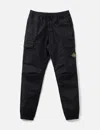 Stone Island Tapered Garment-dyed Cotton-blend Cargo Trousers