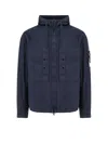 Stone Island Supima Cotton Twill Stretch-tc Jacket In Blue