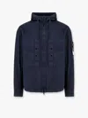 Stone Island Supima Cotton Twill Stretch-tc Jacket In Blue