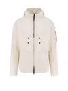 Stone Island Hooded Parka In Ivory