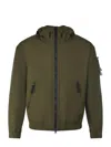 Stone Island Dark Green Jacket With Hood