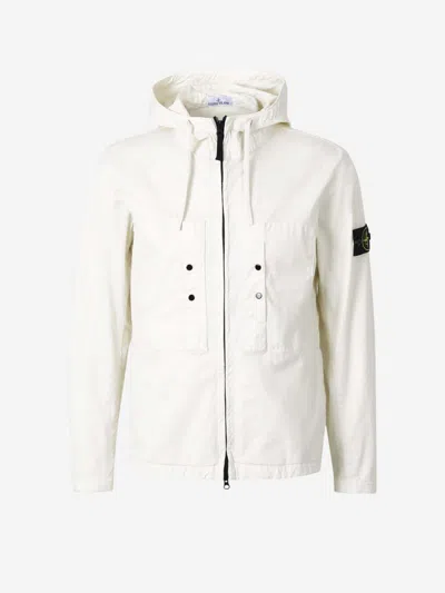 Stone Island Supima Technical Jacket In Beige