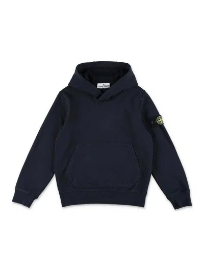 Stone Island Kids' Sweashirt In Black
