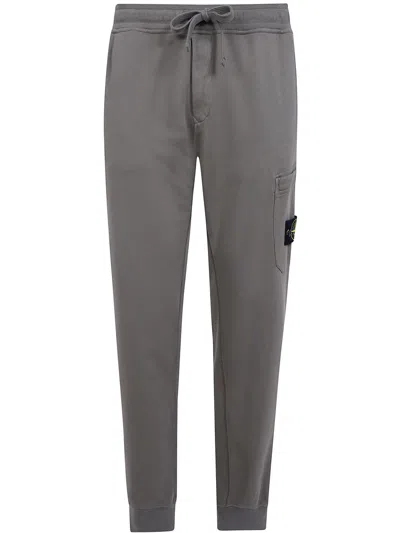 Stone Island Sweat Bottoms Track Trousers In Gray