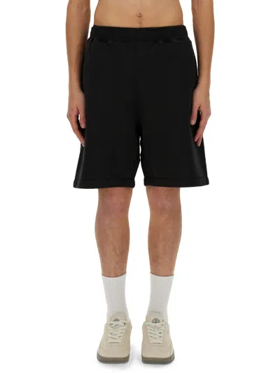 Stone Island Sweat Shorts. In Black