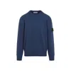 Stone Island Felpa Classica In Blue
