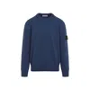 Stone Island Felpa Classica In Blue