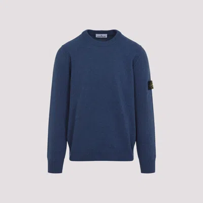 Stone Island Sweater In Blue