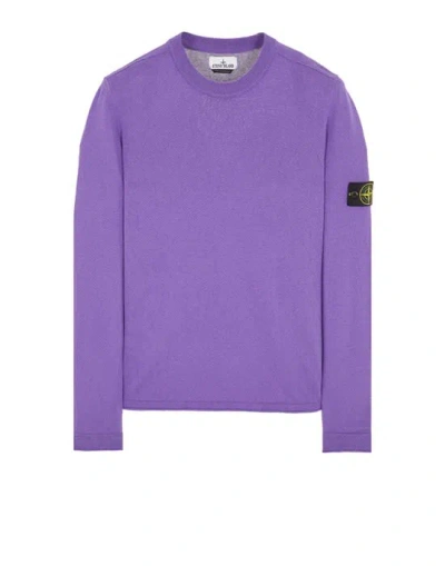 Stone Island Sweater In Purple