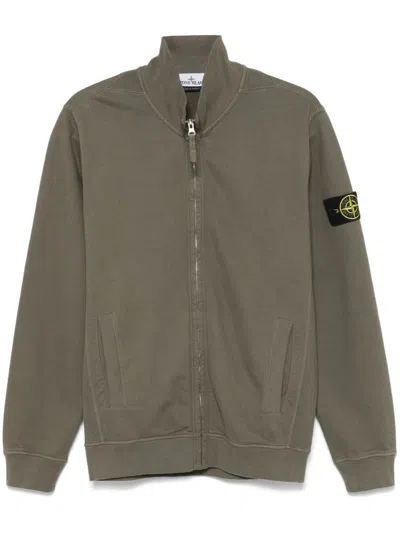 Stone Island Sweater In Green