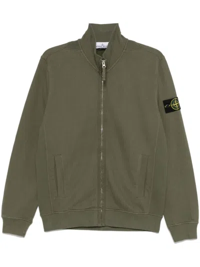 Stone Island Sweater In Green