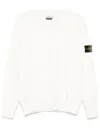 Stone Island Compass-badge Sweater In Beige