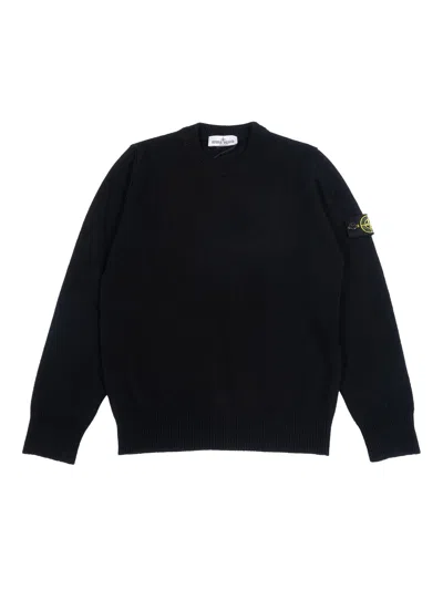 Stone Island Kids' Sweater In Black