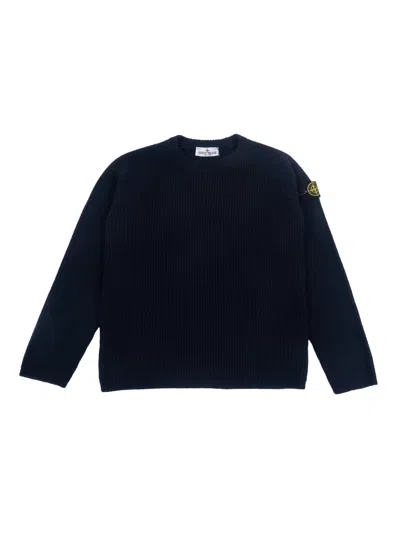Stone Island Kids' Sweater In Black