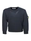 Stone Island Sweater In Blue