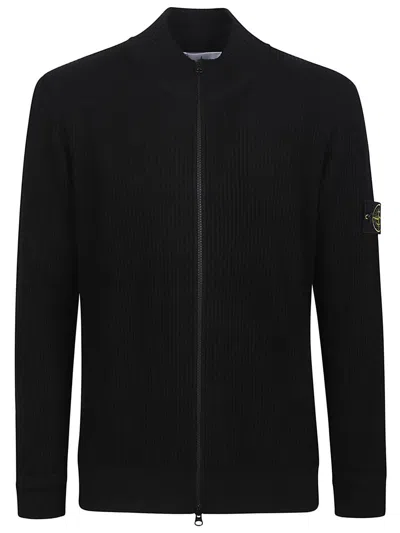 Stone Island Sweater In Black