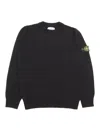 Stone Island Sweater In Black