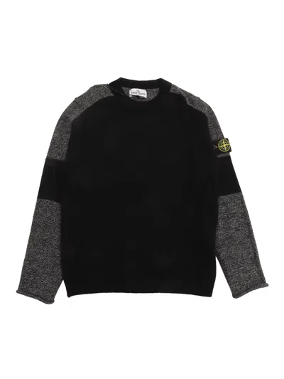 Stone Island Kids' Sweater In Black