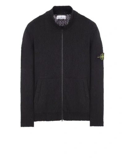 Stone Island Sweater Black Cotton, Linen