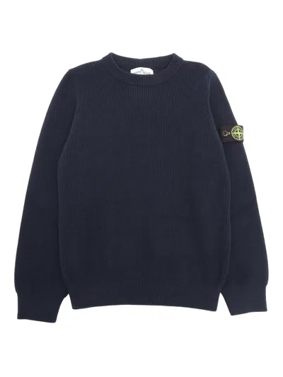 Stone Island Kids' Sweater In Blue