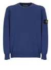 Stone Island Felpa Classica In Blue