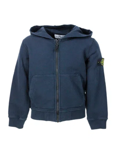 Stone Island Kids' Sweater In Blu