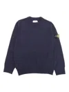 Stone Island Sweater In Blue
