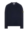 Stone Island Compass-motif Cotton-blend Sweatshirt In Blue