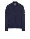Stone Island Sweater Blue Cotton, Linen In Blue