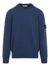 Stone Island Felpa Classica In Blue