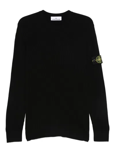 Stone Island Sweater Clothing In Black