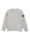 Stone Island Sweater  Junior Kids Color Grey In Gray