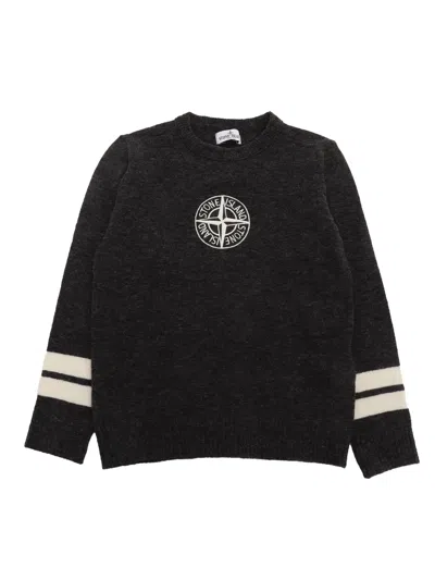 Stone Island Kids' Sweater In Gray