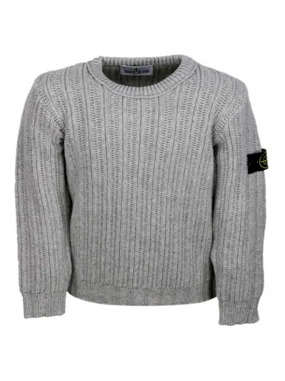 Stone Island Sweater In Gray