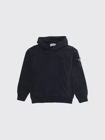 Stone Island Sweater Kids In Blue